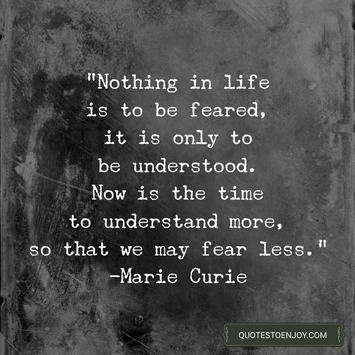 Marie Curie Fear Quote Nothing In Life Is To Be Feared Marie Curie It Is Only To Be Understood  Instant Download Print Typography Wall Art Decor Prints Art & Collectibles  Aloli.ru